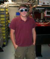Student in stylish shades