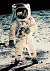 Buzz Aldrin on the Moon